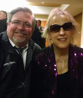 Jimmy with Terri Gibbs Jimmy with Terri Gibbs